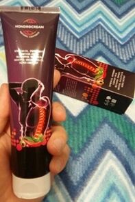 Experience using the Hondrocream cream