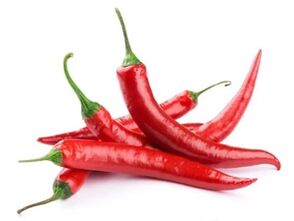 The active component of Hondroten gel is red pepper.